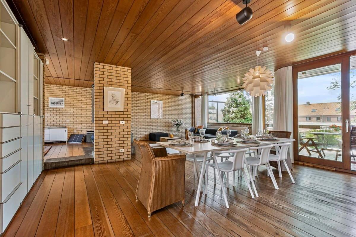 Eighties Modernist Design House With Garden Near The Beach Ostend Exterior photo